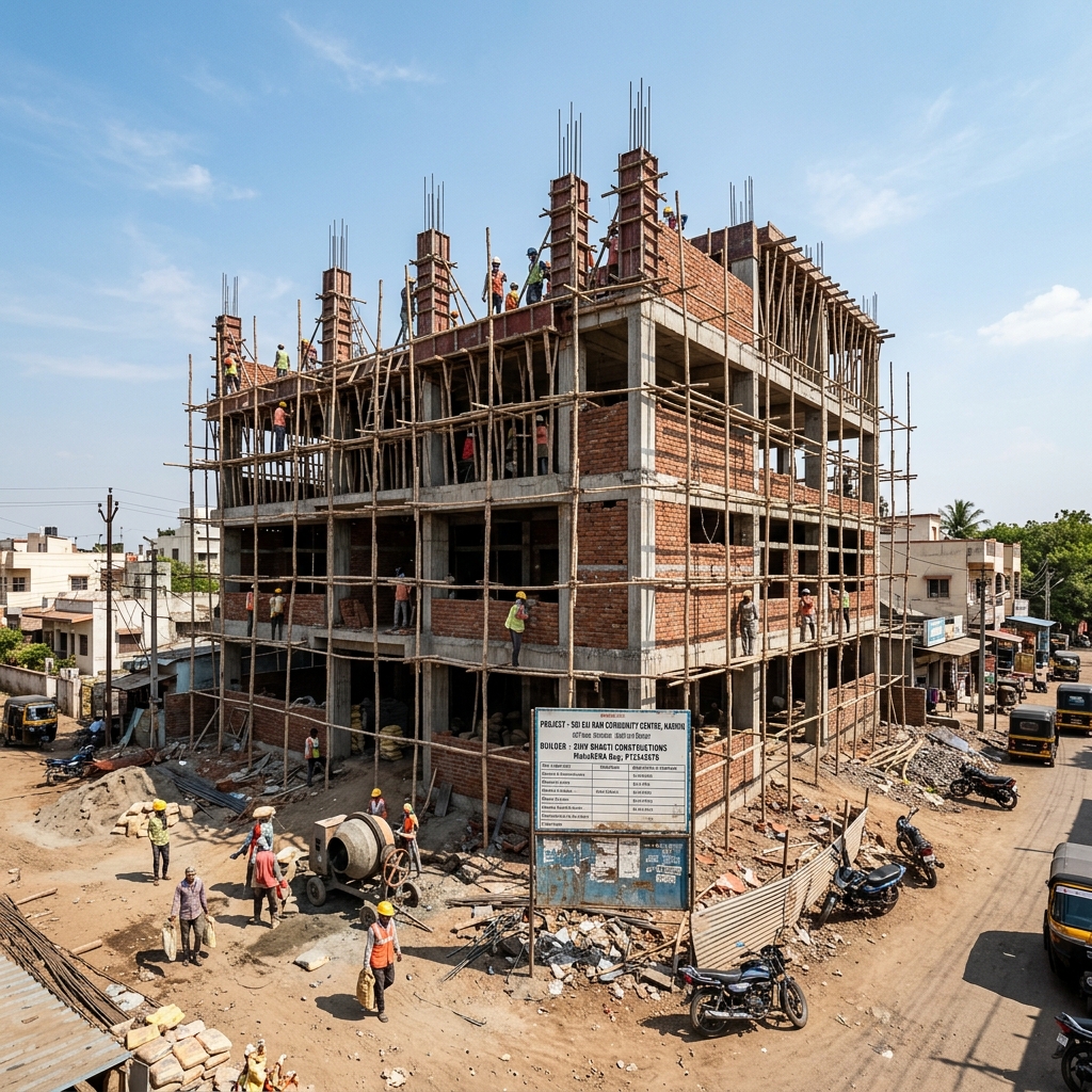 Community Centre Building Construction